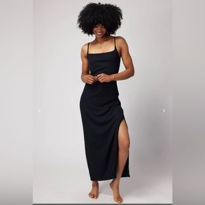 🖤Spiritual Gangster Estella Maxi Dress- Black ribbed, NWT